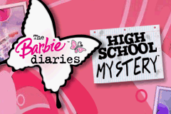 Barbie Diaries High School Mystery box art for GameBoy Advance